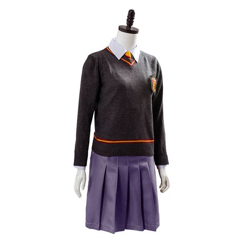 Harry Potter Hermione Granger Dress Costume Hogwarts Gryffindor Unifor