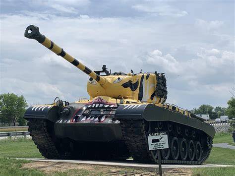 M46 Patton Tiger Painted In 1951 Year Of The Tiger To Scare Chinese