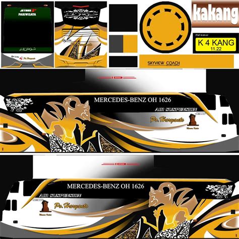 High deck free png stock. Livery Bussid Warna Pink Hitam - livery truck anti gosip