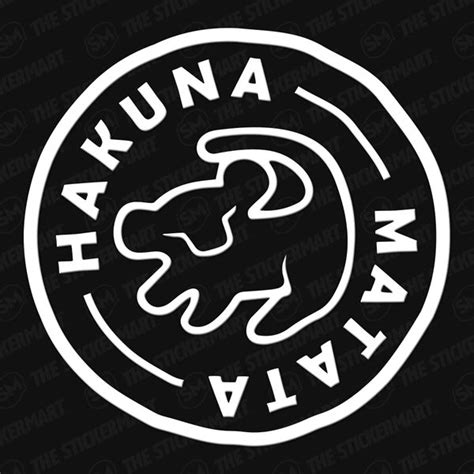 Hakuna Matata, Simba Vinyl Decal | Disney decals, Vinyl decals, Hakuna ...