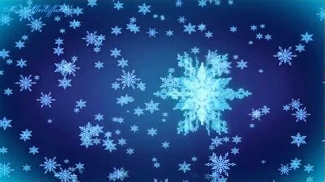 3d Snowflakes Falling Background Motion Graphic Free