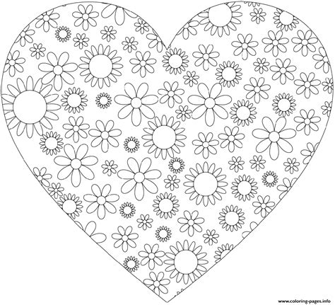 50 Best Ideas For Coloring Completed Coloring Pages Hearts And Flowers