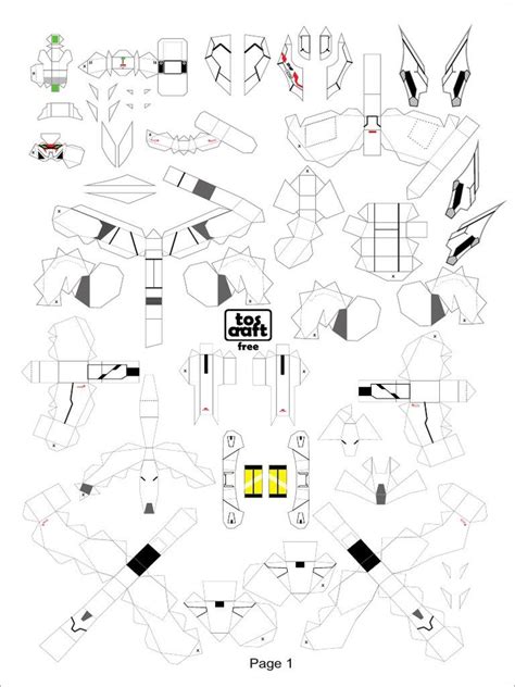 Gundam Papercraft Gundam Hazel Papercraft Download Free Printable