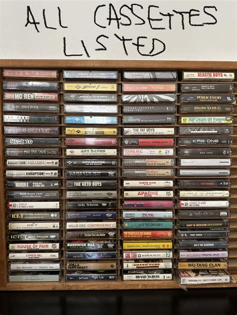 4 sale hip hop cassette collection 99¢ r cassette
