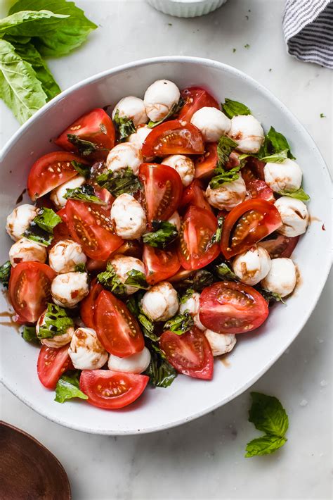 Marinated Mozzarella Tomato Salad Recipe Little Spice Jar