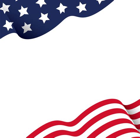 Flag Of The United States Independence Day American Flag Borders Png