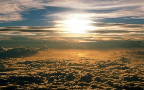 View Of The Sun Above The Clouds Wallpaper Other Wallpaper Better