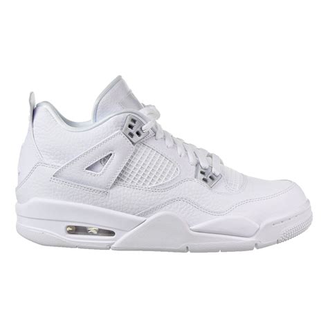 Jordan Air Jordan 4 Retro Big Kids Shoes Whitemetallic Silver 408452