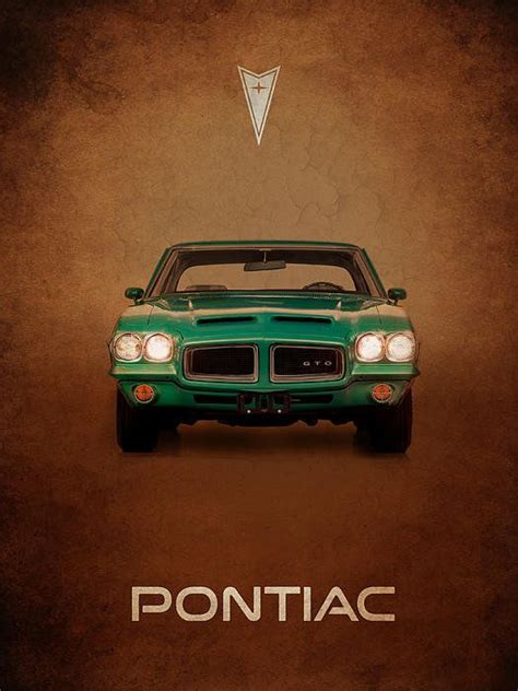 Pontiac Gto Print By Mark Rogan Pontiac Vintage Sports Cars Super Cars