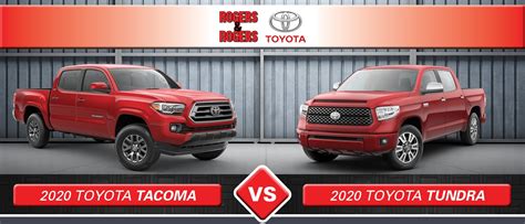 2020 Toyota Tacoma Vs Tundra Specs Dimensions Interior