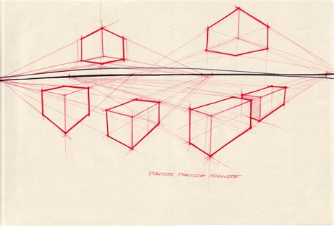 Drawing Boxes In Perspective At Explore Collection