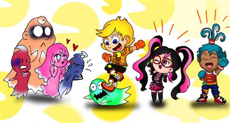 Pacman And The Ghostly Adventures Chibi By Klaudiapasqui On Deviantart