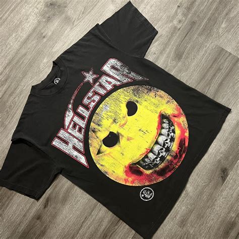 Hellstar Hellstar Smiley Face T Shirt Grailed