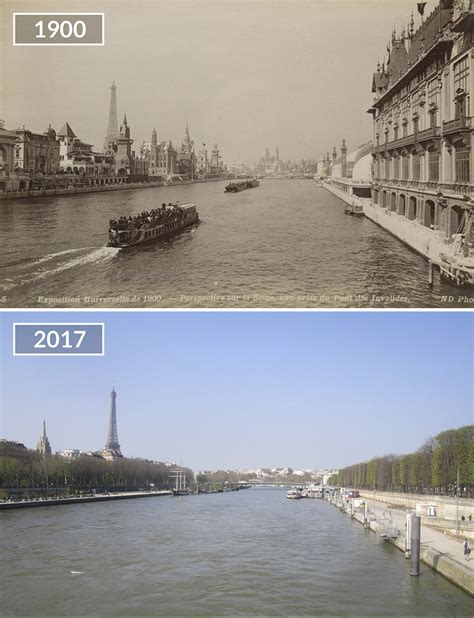 The Eiffel Tower And 6 More Photos Showing How Paris Has Changed Over