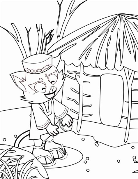 Homes Around The World Coloring Pages