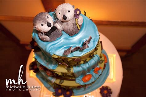 Otter Cake Otter Cake Otter Cake Toppers Otters