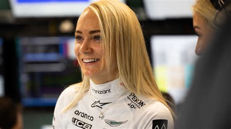 Aston Martin Jessica Hawkins Becomes First Woman To Test Formula 1 Car