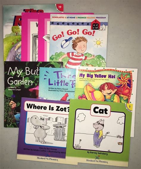 Lot Of 9 Early Reader Hooked On Phonics Learn To Read Childrens Books