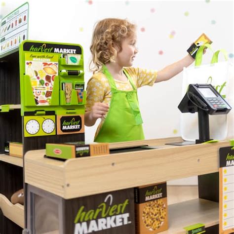 Melissa And Doug Harvest Market Grocery Store And Companion Bundle