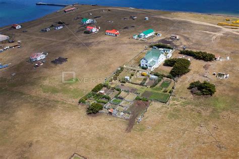 Overflightstock Aerial View Of The Settlement Pebble Island