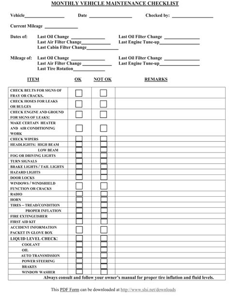 Truck Preventive Maintenance Fill Out And Sign Online Dochub