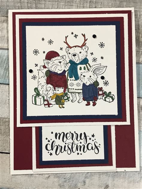 Mistletoe Friends Stamp Set Christmas Card Create Christmas Cards