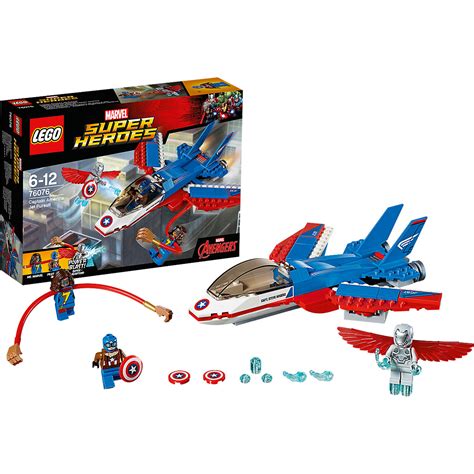 Lego 76076 Super Heroes Captain America Düsenjet Marvel Avengers