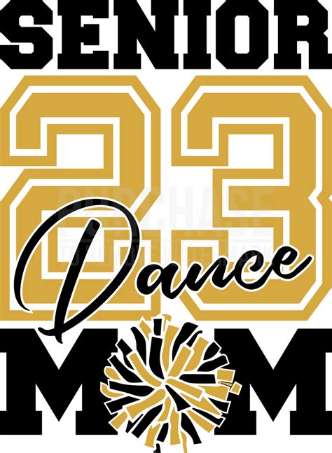 Senior 2023 Dance Mom Svg • Cheer Mom Class Of 2023 Svg Png Cut Files