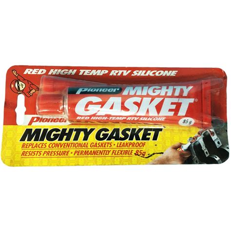 Pioneer Mighty Gasket 85grams Red High Temp RTV SILICONE RED OR BLACK