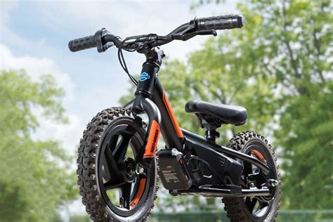 Learning How To Ride On A Harley Davidson Electric Balance Bike