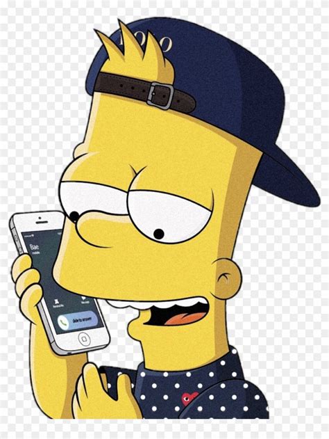 Bart Simpson Simpsons Iphone Polo Lacoste Yeezy Supreme Bart Simpson With Hat 840x1119