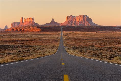 United States Utah Monument Valley Rock Desert Road Hd