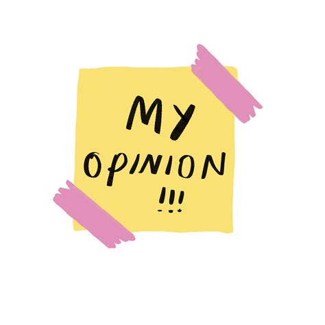 Opinion Sticker by Fawa for iOS & Android | GIPHY
