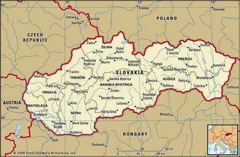 View country map and its geographical context. Slovakia Elects a Moderate Liberal as President: And a ...