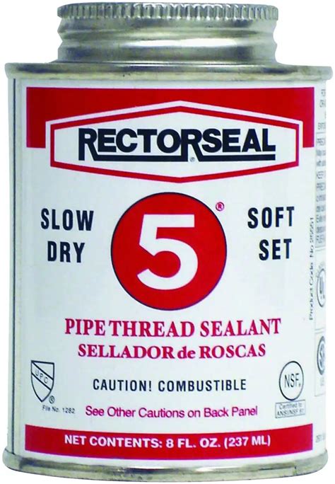 Rectorseal 25551 8 Ounce 5 Pipe Thread Sealant 021449255516 1