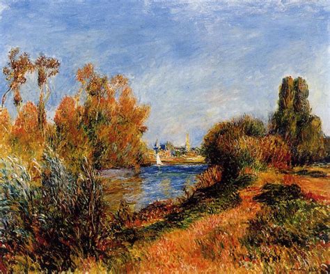 The Seine At Argenteuil 1888 Pierre Auguste Renoir