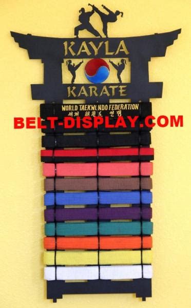 Karate Belt Display 12 Level Karate Belt Holder Karate Belt Rack Best On The Planet Karate
