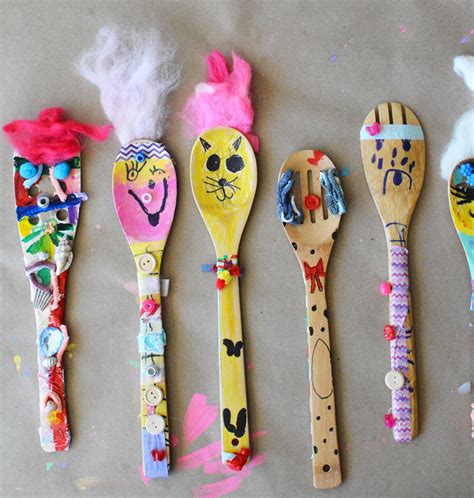 Wooden Spoon Puppets Meri Cherry