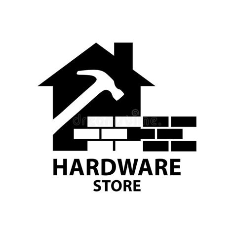 Vector Logo Of A Building Materials Store Stock Illustration