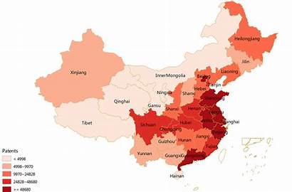 Distribution China Spatial Patent Granted Patents Provincial