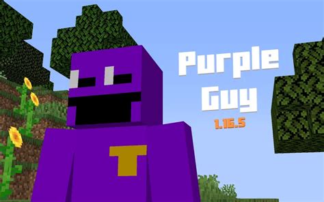I Added Purple Guy To Minecraft Bcuz Why Not Minecraft Mod