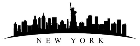 New York City Silhouette Stock Vector Stock Illustration Download