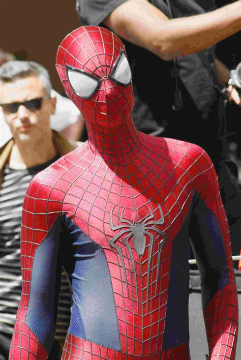 Andrew Garfield Andrew Garfield Photos Spider Man 2 Films In Nyc