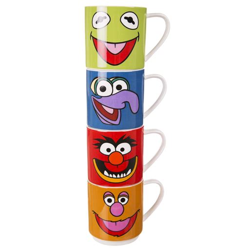 The Muppets Characters Set Of 4 Stacking Mugs Mugs Muppets The