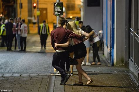 Stoke Students Go On Carnage Pub Crawl Daily Mail Online