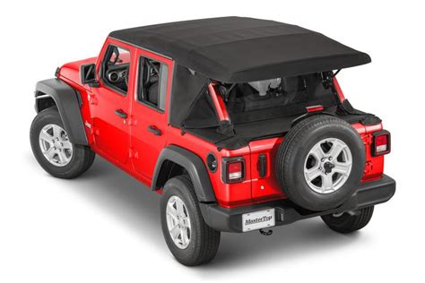 MasterTop Ultimate Summer Soft Top Combo For 18 20 Jeep Wrangler JL