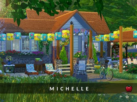The Sims Resource Michelle Tiny Home No Cc By Melapples • Sims 4