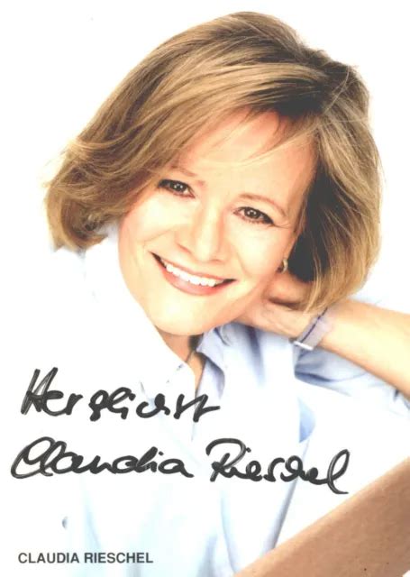 Claudia Rieschel Uh Original Signiert Autogrammkarte Ak 6459 A Eur 2 79 Picclick De