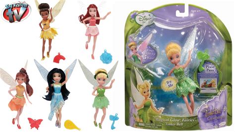 Disney Fairies Tinker Bell Magic Glow Fairies Doll Toy Review Jakks Pacific Youtube