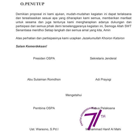 Contoh Penulisan Proposal Yang Baik Dan Benar  Berbagi Contoh Proposal